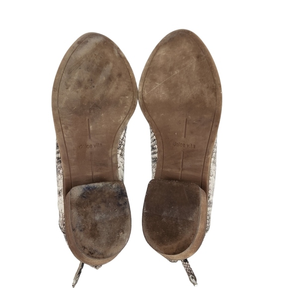 Dolce Vita Karsen Python Snakeskin Bootie Ankle Boots Women's Size 7.5 - Picture 9 of 11